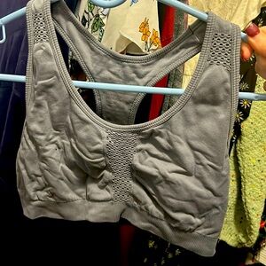 Grey Sports Bra🤍